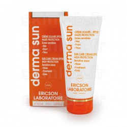 Crème Solaire SPF50 - Haute Protection Zones Sensibles E888 Ericson Laboratoire - Nez Front Yeux - Tube 50ml