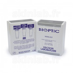 Mini-Kit Bioptic D686 comprenant D687 Lifting Micro-Collagène D688 Masque Anti-Poches D689 Fluide Anti-Cernes Ericson Laboratoir