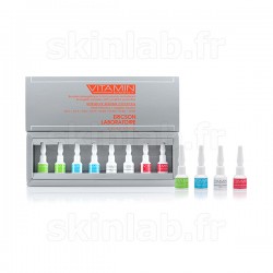 INTENSIVE SERUMS COCKTAILS E1856 VITAMIN-ENERGY - Booster Energétique - Coffret de 8 ampoules