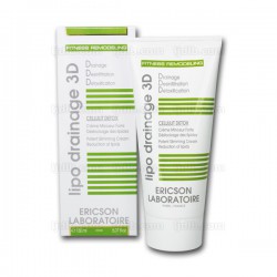 Cellulit Detox E818 Lipo Drainage 3D Ericson Laboratoire - Crème minceur forte - Tube 150ml