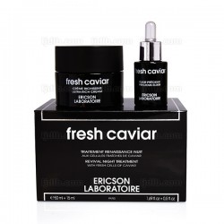 Traitement Renaissance Nuit Fresh Caviar E863 Ericson Laboratoire - Pot 50ml et Flacon 15ml